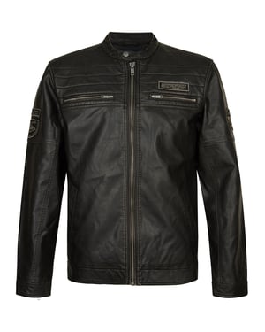 Petrol Industries - Heren PU Jack Dorado - Zwart