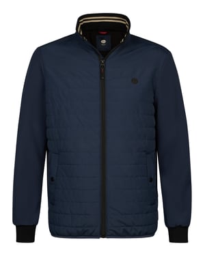 Petrol Industries - Heren Gewatteerde Jas Vaquita - Blauw