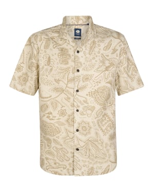 Petrol Industries - Heren All-over print overhemd Renegade - Wit