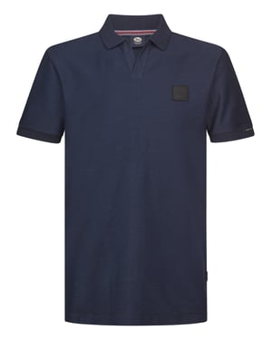 Petrol Industries - Heren Piqué polo BroncoRacer - Blauw