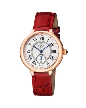 GV2 Rome Women's Silver Dial RG Watch