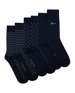 Petrol Industries - Heren 3-pack sokken Negiliq - Blauw