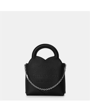 Accessories Tiffany New York Mini Tote with Chain in Black