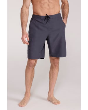 'Ocean' Men's Boardshorts with Adjustable Waist Quick Dry Swimming Trunks Charcoal