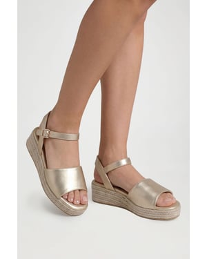 Extra Wide Fit 2 Part Flatform Wedges