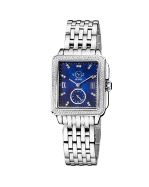 Bari Tortoise, Swiss Quartz Watch, Black MOP Dial, 316L Stainless Steel 34 MM, Sapphire Crystal
