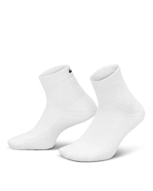 Men's Nike Unicorn Junior Ankle Trainer Socks in White/Black