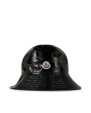 Bucket hat met logopatch