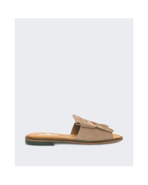 Sebago Dames slide fringes woman
