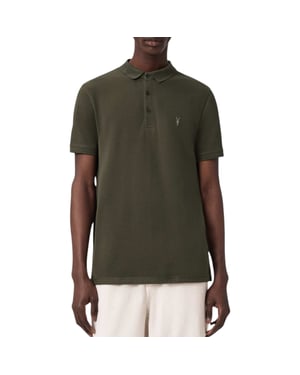 All Saints Mens Polo Shirt Reform Summer Pique Casual Short Sleeve Pullover Tee