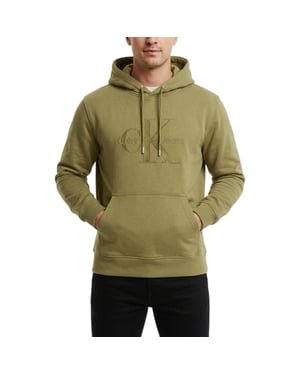 Calvin Klein Mens Hoodies 8L0155S LS Classic Fleece Pullover New Top