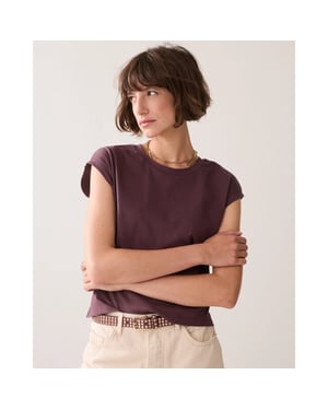 Summum 3s5325-30786 334 top cotton elastane deepfig