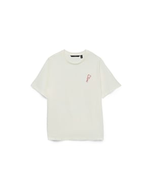 Vero Moda vmciara caty ss top box jrs 10341986 snow white american lobster