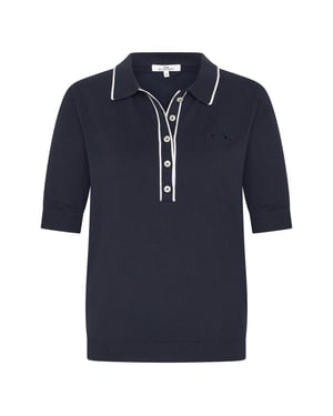 HV Society Knitted polo hvsjazlyn