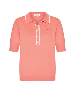 HV Society Knitted polo hvsjazlyn