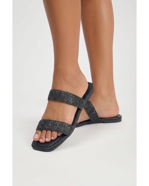 Crochet Double Strap Sliders