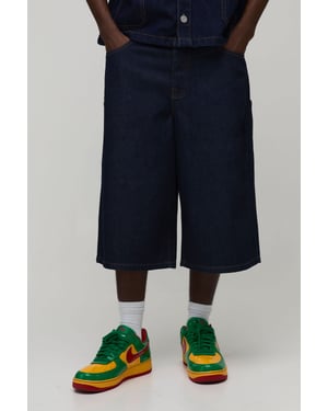 Multi Pocket Longline Denim Jorts