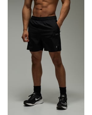 Man Active Perforated 2 in 1 Shorts