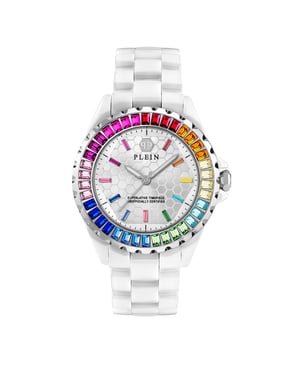Philipp Plein White Ceramic Dress Watch