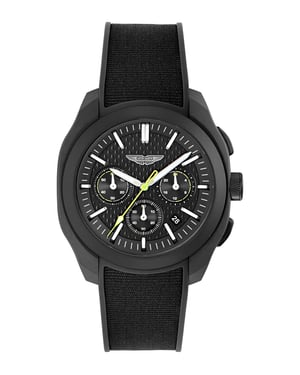 Aston Martin Thrill Crt Heren Zwarte Horloge MTRC1S601