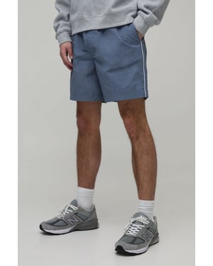 Baggy Short Length Piping Nylon Short