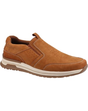 Hush Puppies Cole Leather Men's Tan Loafers
