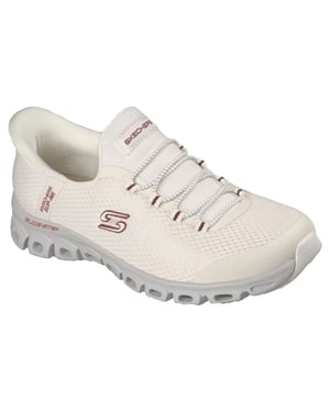 Skechers Slip-Ins Glide Step Vibey Mesh Women's White Trainers