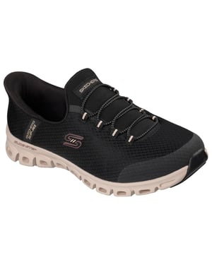 Skechers Slip-Ins Glide Step Vibey Mesh Women's Black Trainers