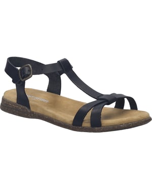 JOSEF SEIBEL Dames Sandaal Fabricia 01 in zwart