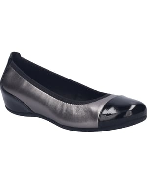 JOSEF SEIBEL Dames Ballerina Florina 01 in zwart