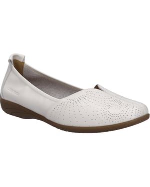JOSEF SEIBEL Dames Ballerina Fenja 29 in wit