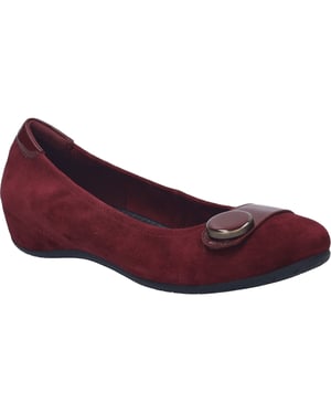 JOSEF SEIBEL Dames Ballerina Florina 06 in rood