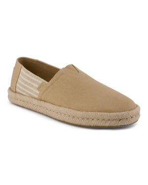 TOMS Alpargata Rope 2.0 Cotton Men's Oatmeal Slip-On Shoes