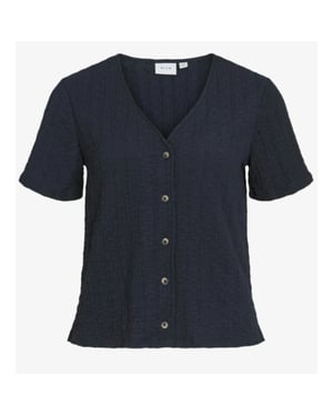Vila Virenka v-neck s/s shirt