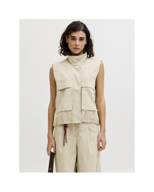Jack & Jones Jxcarol olive vest pnt