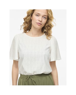 Vila Vibelli o-neck s/s top noos
