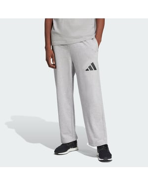 Essentials Wide Leg 3 Bar Logo Pants