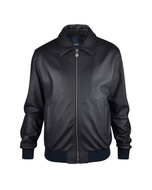 Billionaire Leren jas Zwart
