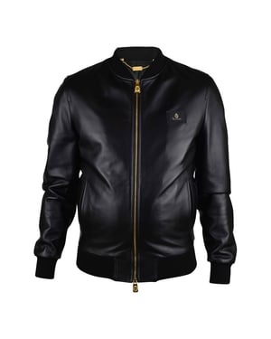 Billionaire Leren jas Zwart