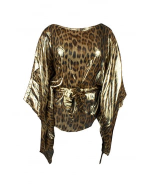 Roberto Cavalli Kaftan Guld