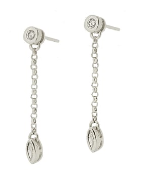 Orphelia Dames 925 Sterling Zilveren Oorbellen - Zilver ZO-5488