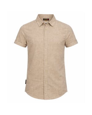 Norlund Overhemden Cran Linnen Shirt Beige
