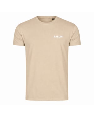 Ballin Est. 2013 T-shirt SS Baktryck Kors T-shirt Beige