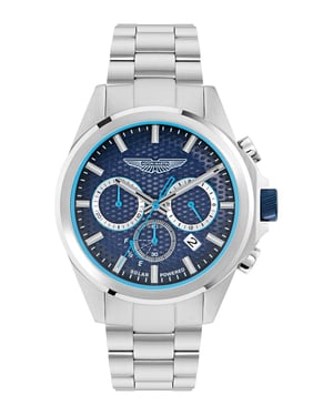 Aston Martin Aml Thrill Hlc W Heren Zilveren Horloge MTRH2S603