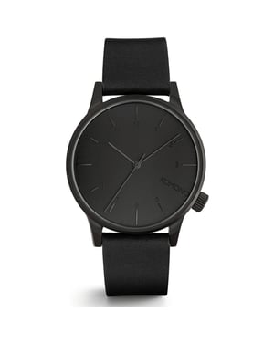 Komono Horloge Winston Regal Zwart