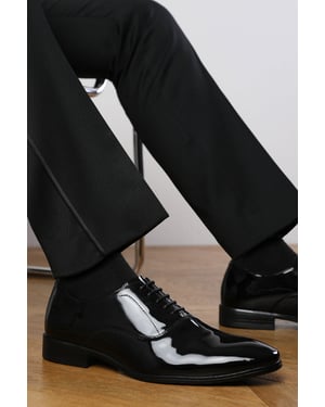 Nick Oxford Wide Fit Lace Up Work Dress Shoes
