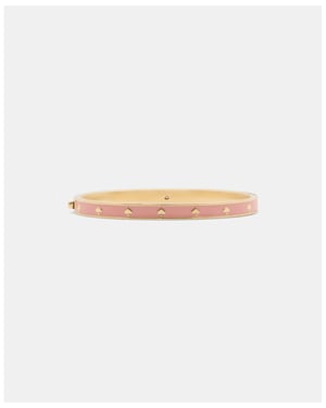 Spot The Spade Enamel Hinged Bangle