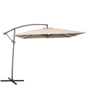 Garden Impressions Corfu parasol 250x250 cm carbon black taupe
