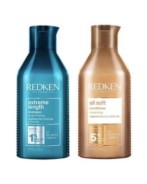 Extreme Length Shampoo 300ml & All Soft Conditioner 300ml
