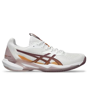 Asics Solution Speed FF 3 Clay Womens White Tennis Shoes